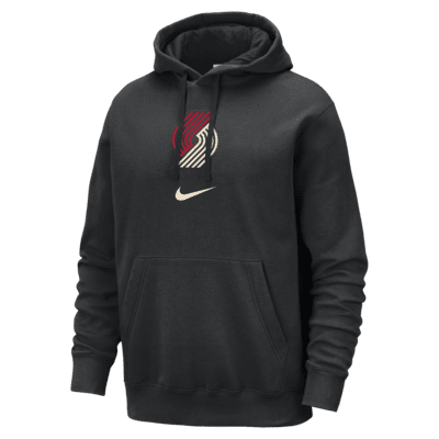 Sudadera con gorro sin cierre de la NBA para hombre Nike Portland Trail Blazers Club Fleece City Edition