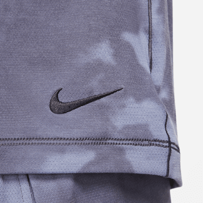 Nike Dri-FIT 男款滿版印花短袖瑜伽上衣