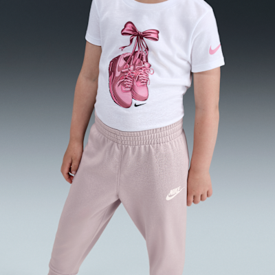 Conjunto de sudadera con gorro y joggers de French Terry para infantil Nike
