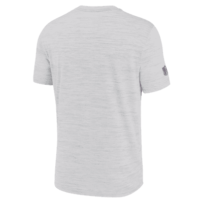 Men's Nike White Las Vegas Raiders Sideline Velocity Athletic Stack Performance T-Shirt Size: Medium
