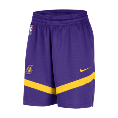 กางเกงขาสั้น 8 นิ้ว Nike Dri-FIT NBA ผู้ชาย Los Angeles Lakers Icon Practice