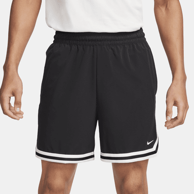 Shorts de básquetbol de tejido Woven UV Dri-FIT de 15 cm para hombre Nike DNA