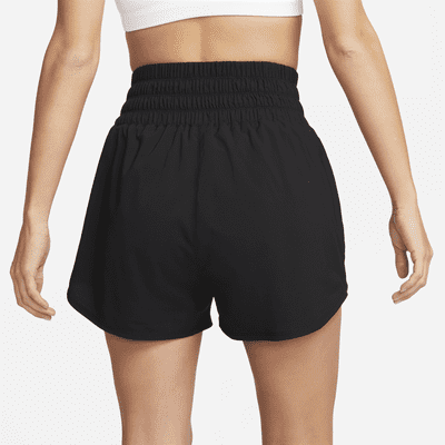 Nike One Dri-FIT Shorts mit Futter und besonders hohem Taillenbund für Damen (ca. 7,5 cm)