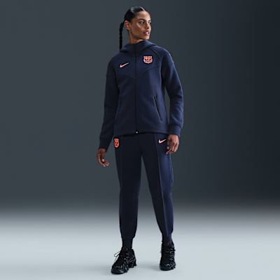 F.C. Barcelona Tech Windrunner Third Women's Nike Total 90 Football Fleece Full-Zip Hoodie