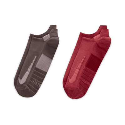 Nike Multiplier Running No-Show Socks (2 Pairs)