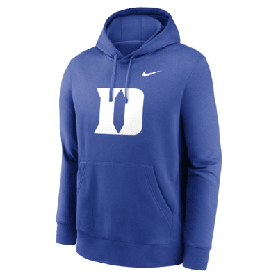 Sudadera con gorro sin cierre universitaria Nike para hombre Duke Blue Devils Primetime Evergreen Club Primary Logo