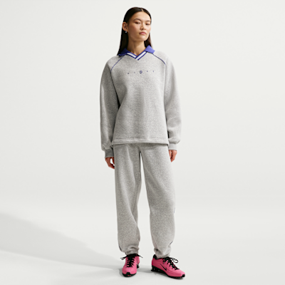 Nike Sportswear Phoenix Fleece Women's Oversized Graphic Polo Top