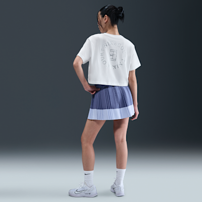 Nike Slam Women's Dri-FIT Short-Sleeve Cropped Tennis T-Shirt