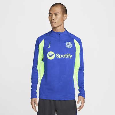 Haut d'entraînement de foot en maille Nike Dri-FIT FC Barcelone Strike 3e tenue pour homme