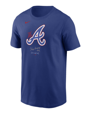 Мужская футболка Atlanta Braves City Connect Logo Nike MLB