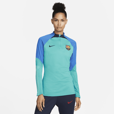 Prenda para la parte superior de entrenamiento de fútbol Nike Dri-FIT para mujer FC Barcelona Strike