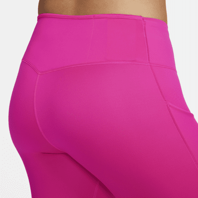 Nike Go Leggings de 7/8 de talle medio y sujeción firme con bolsillos - Mujer