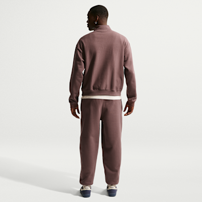 Maglia in fleece con zip a 1/4 Nike Solo Swoosh – Uomo