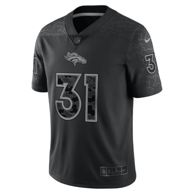 NFL Denver Broncos RFLCTV (Justin Simmons) Men's Fashion Football Jersey