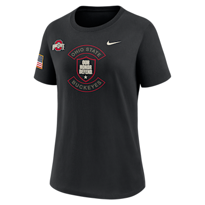 Ohio State Military Appreciation Women's Nike Dri-FIT College T-Shirt