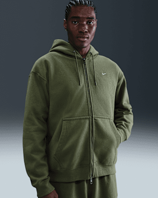 Мужское худи Nike Solo Swoosh Full-Zip Fleece Hoodie