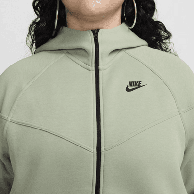 Sudadera con gorro de cierre completo para mujer talla grande Nike Sportswear Tech Fleece Windrunner