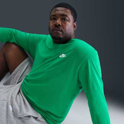 Playera de manga larga para hombre Nike Sportswear Club