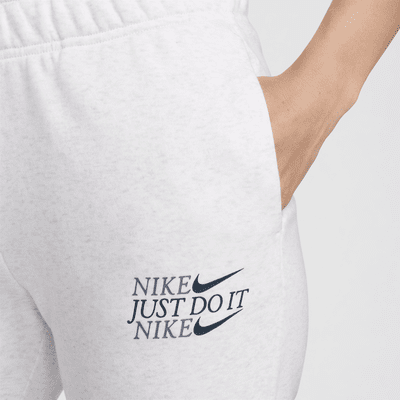 Joggers de tiro medio para mujer Nike Sportswear Club Fleece