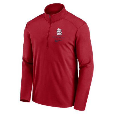 St. Louis Cardinals Franchise Logo Pacer Men's Nike Dri-FIT MLB 1/2-Zip ...