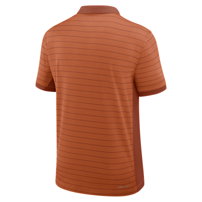 Texas Sideline Victory Stripe Men's Nike Dri-FIT College Polo