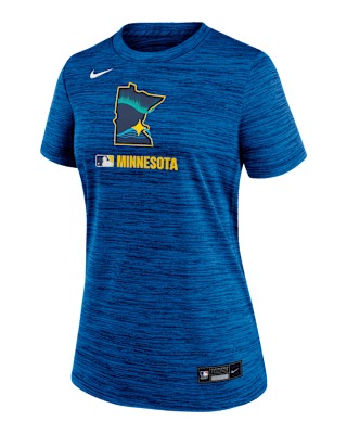 Женская футболка Minnesota Twins Authentic Collection City Connect Velocity Nike Dri-FIT MLB