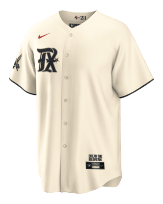 MLB Texas Rangers City Connect (Nolan Ryan) Men's Replica Baseball Jersey.