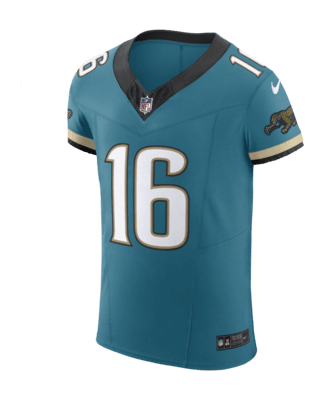 Мужские джерси Trevor Lawrence Jacksonville Jaguars Nike Dri-FIT NFL Elite Football Jersey для футбола