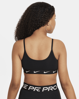 nike girls bras