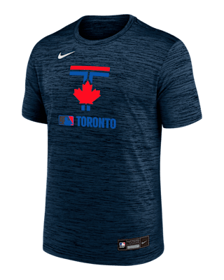 Мужская футболка Toronto Blue Jays Authentic Collection City Connect Velocity Nike Dri-FIT MLB