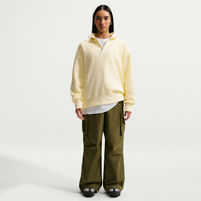Sudadera oversized con cierre de 1/4 para mujer Nike Sportswear Phoenix Fleece