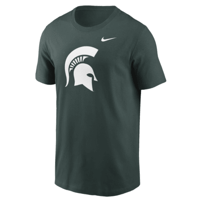 Playera universitaria Nike para hombre Michigan State Spartans Primetime Evergreen Logo