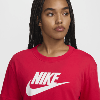 Playera cropped con logotipo para mujer Nike Sportswear Essential