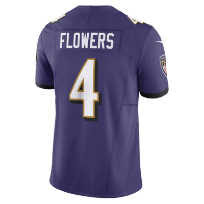 Zay Flowers Baltimore Ravens Men's Nike Dri-FIT NFL Limited Jersey