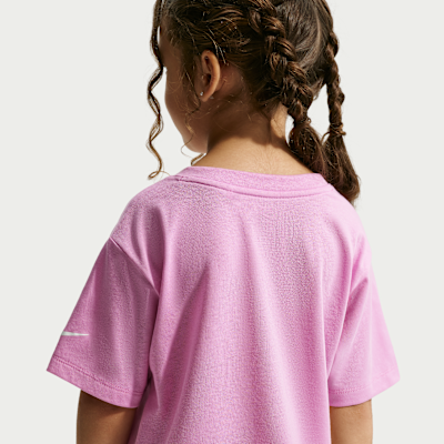 Conjunto de dos piezas de shorts de ciclismo para niños talla pequeña Nike Lace It Up