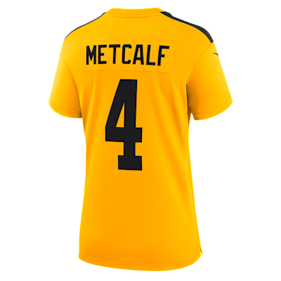 Jersey Nike de la NFL Game para mujer DK Metcalf Pittsburgh Steelers