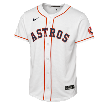 Houston Astros Big Kids' Nike MLB Stadium Home Jersey