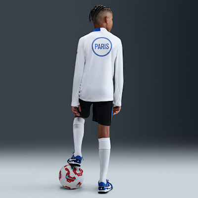 Paris Saint-Germain Strike Third Nike Dri-FIT Total 90 Fußball-Drill-Oberteil aus Strickmaterial (ältere Kinder)