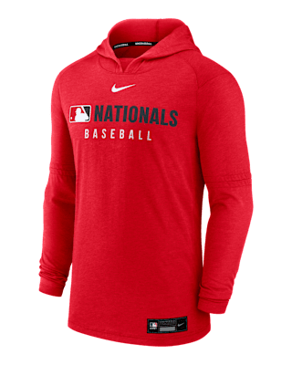 Мужское худи Washington Nationals Authentic Collection Nike Dri-FIT MLB Pullover Hoodie