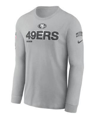 Мужская футболка San Francisco 49ers Salute to Service Mascot Edge Legend Nike NFL Long-Sleeve