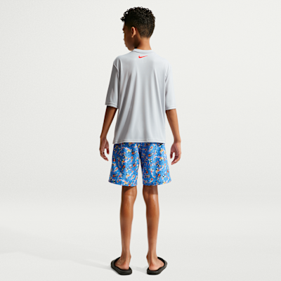 Nike Swim Hydroguard Big Kids' (Boys') Dri-FIT UV Short Sleeve Top