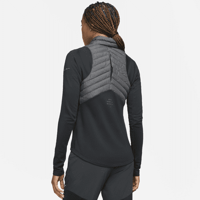 Chamarra de running híbrida para mujer Nike Therma-FIT Running Division