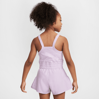 Enterito Runsie para niños talla pequeña Nike Dri-FIT Sunny Swoosh