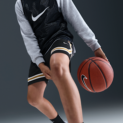 Shorts de básquetbol Dri-FIT de 13 cm para niños talla grande Nike Crossover