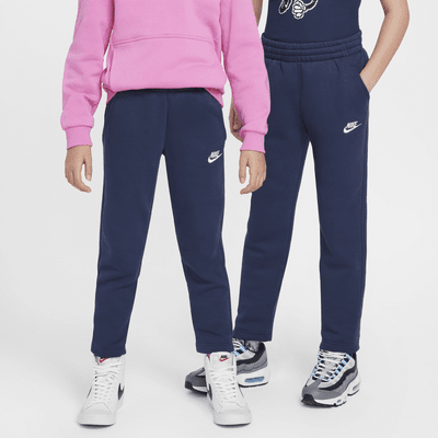 Nike Sportswear Club Fleece Big Kids' Open-Hem Pants.