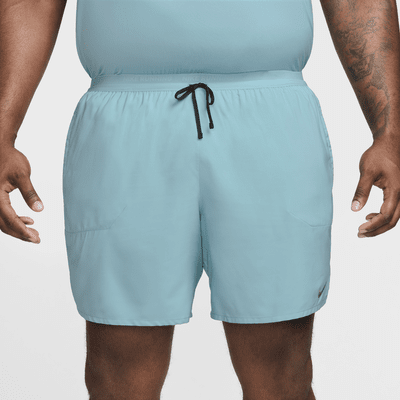 Nike Stride Dri-FIT hardloopshorts met binnenbroek voor heren (18 cm)