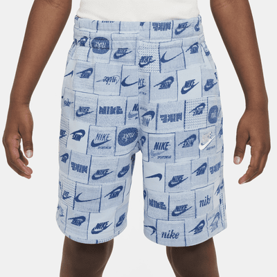 Shorts de French Terry para niños talla grande Nike Sportswear Club