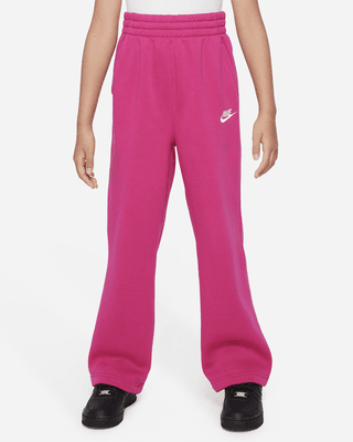 Подростковые  Nike Sportswear Club Fleece Big Kids' (Girls') Wide-Leg Pants