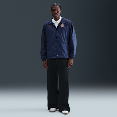 Veste de coach Nike Football Paris Saint-Germain Club pour homme