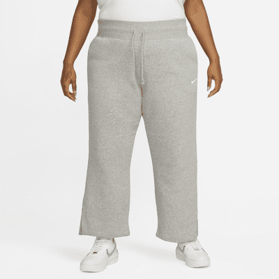 Pantalon de survêtement à taille haute et coupe ample au niveau des jambes Nike Sportswear Phoenix Fleece pour femme (grande taille)
